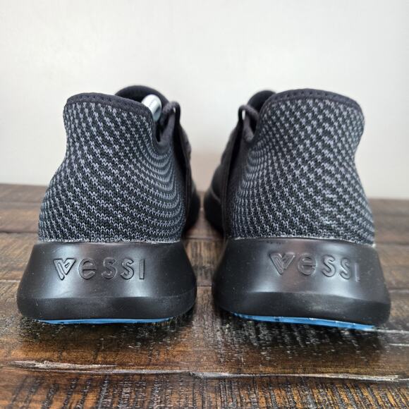 Vessi Everyday Classic Mens Size 11 Waterproof Shoes Sneakers All Black main image 11